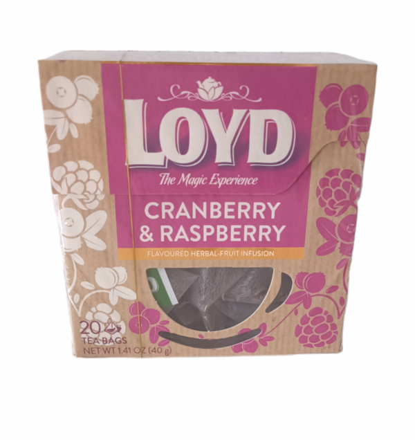 Loyd čaj Cranberry & Raspberry 40g