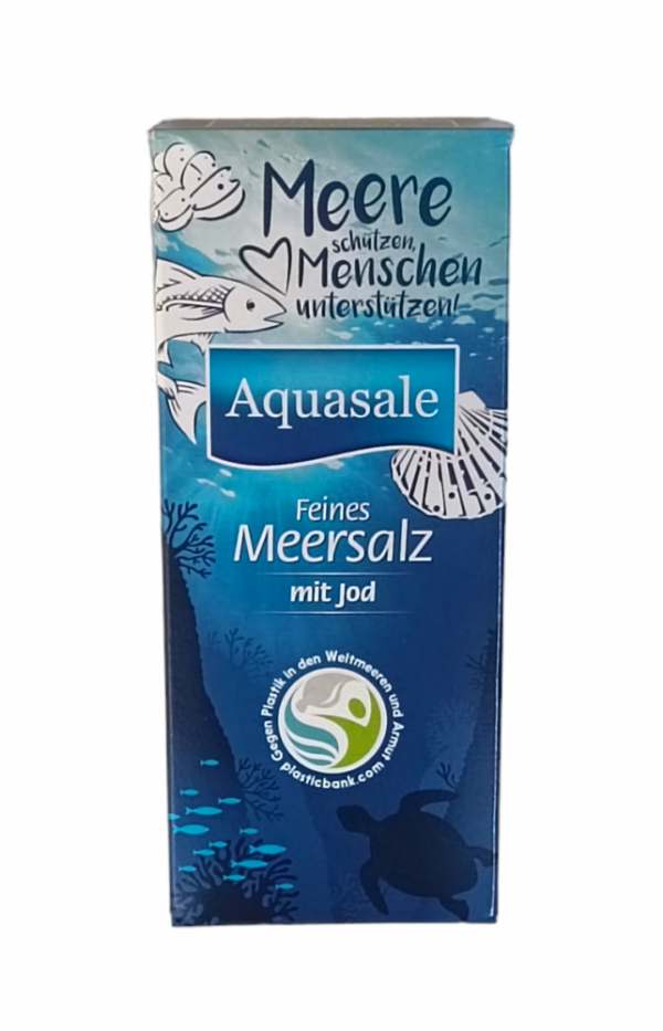 Aquasale Meere Meersalz mit Jod 500g