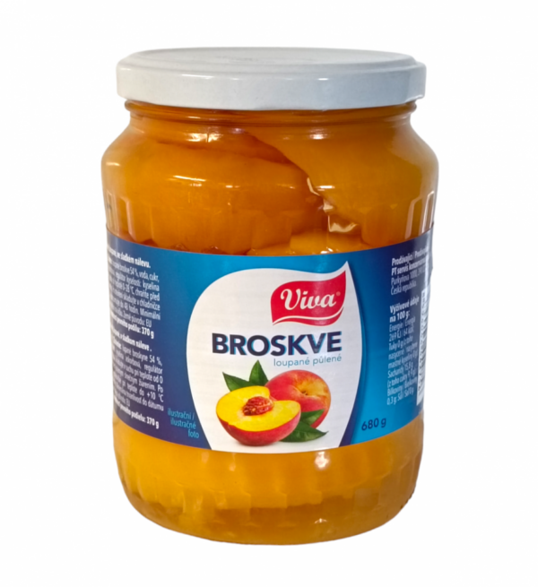 VIVA Broskve půlené 680g