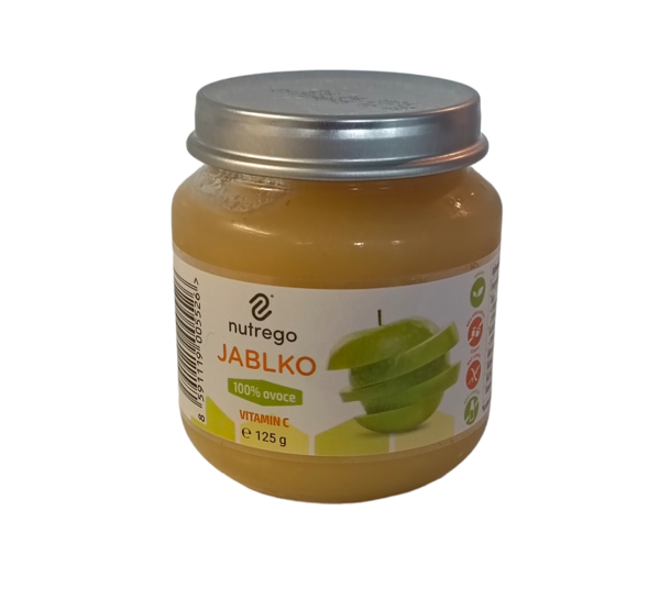 Nutrego jablko 100% ovoce 125g